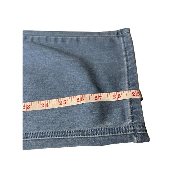 Soft Surroundings Womens Denim Skinny Jeans Zip Fly Light Wash 5 Pocket Size 22W - Picture 9 of 11